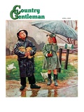 "Waiting for Bus in Rain " Country Gentleman Cover  April 1  1948