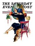 "Hat Shop " Saturday Evening Post Cover  November 30  1929