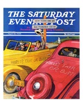 "World's Fair or Bust " Saturday Evening Post Cover  April 22  1939