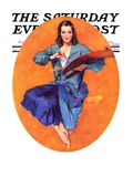 "Artist and Her Palette " Saturday Evening Post Cover  September 9  1933