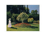 Woman in the Garden  Sainte-Adresse  1867