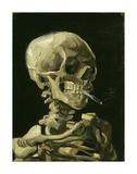 Head of a Skeleton with a Burning Cigarette  1886