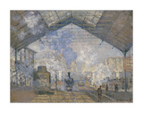The Saint-Lazare Station  1877