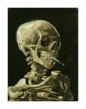 Head of a Skeleton with a Burning Cigarette  1886