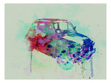 Fiat 500 Watercolor