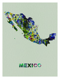 Mexico Color Splatter Map