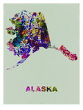 Alaska Color Splatter Map