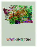 Washington Color Splatter Map
