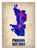 Phoenix Watercolor Map