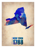 New York Watercolor Map