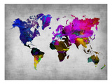 World Watercolor Map 13