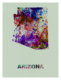 Arizona Color Splatter Map