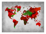 World Watercolor Map 11