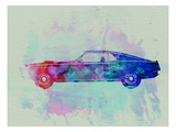 Ford Mustang Watercolor 1