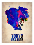 Tokyo Watercolor Map 1