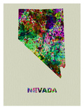 Nevada Color Splatter Map