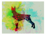 Doberman Pinscher Watercolor