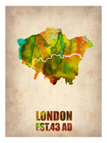 London Watercolor Map 1
