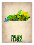 Kentucky Watercolor Map
