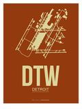 Dtw Detroit Poster 2