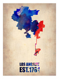 Los Angeles Watercolor Map 1