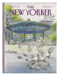 The New Yorker Cover - April 6  1987