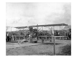 Harvey Crawford and Biplane at Tacoma (September 28  1912)