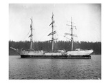 Three Masted Sailing Ship  Puget Sound (Undated)