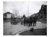 Seattle Fire Department Horse-Drawn Steam Pumper  1907