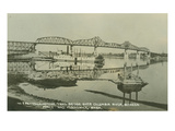 Yellowstone Trail Bridge over Columbia River  Between Pasco and Kennewick  Washington (ca 1922)