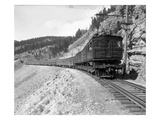The Olympian  Electric Train in Montana Canyon  1916