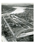 Construction of the Ship Canal Bridge (ca 1963)