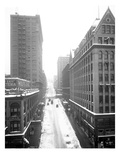 Cherry Street under Snow  Seattle  1916