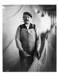 Alaskan Fisherman with Fishing Net  1916