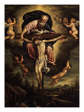 The Holy Trinity  Oil on Copper