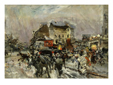 Leaving a Masked Ball in Montmartre  Paris  France  1875