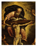 The Holy Trinity  Oil on Copper