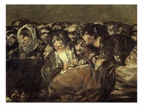 Aquelarre (Escena Sabática) (Witches' Sabbath)  1819-23 Black Painting (Detail)