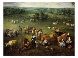 Milking Cows  from Life in Countryside (Detail)