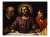 Christ Flanked by Saints John and Peter  from the Last Supper  1618 (Detail)