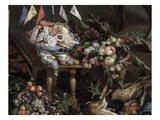 Table Laden for Feast  from Allegory of Sense of Hearing Touch and Taste (Detail)