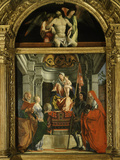 Madonna and Child with Saints (Including Christina of Bolsena  3rd Century Virgin and Martyr)  1507