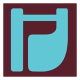 Letter H Blue