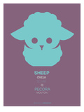 Green Sheep Multilingual Poster