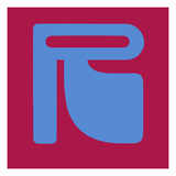 Letter R Blue