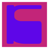 Letter K Blue