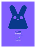 Purple Rabbit Multilingual Poster