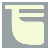 Letter F White