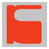 Letter K Orange