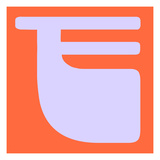Letter F Purple